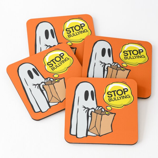 Item preview, Boo to bullying, Stop bullying, anti bullying awareness ghost illustration.  designed and sold by Giovanni-c.