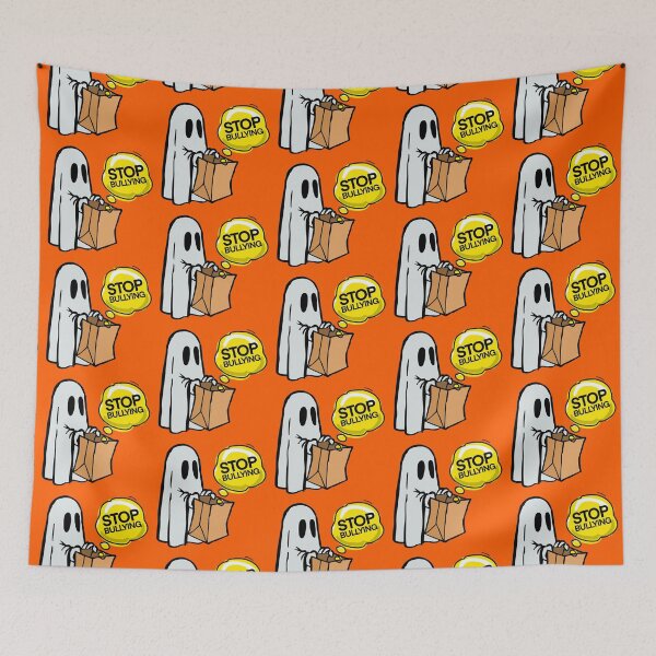 Item preview, Boo to bullying, Stop bullying, anti bullying awareness ghost illustration.  designed and sold by Giovanni-c.