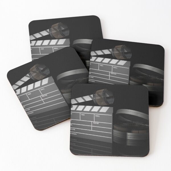 Item preview,  film clapperboard with reel designed and sold by graphic3000.