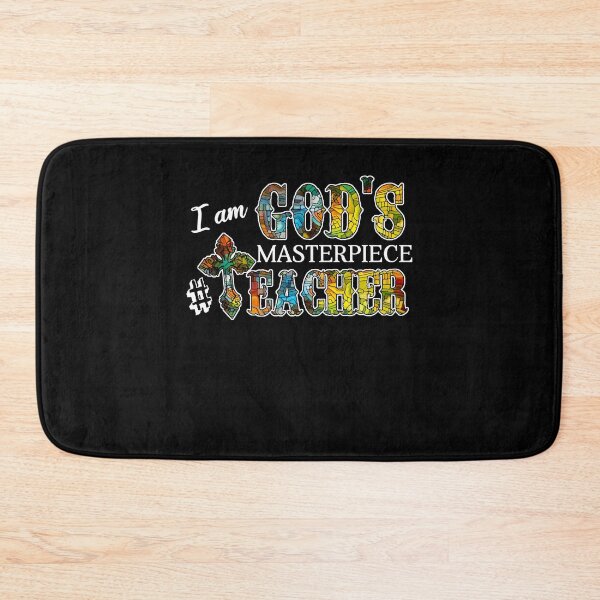 Item preview, I Am God's Masterpiece Teacher designed and sold by rullandolhun5.