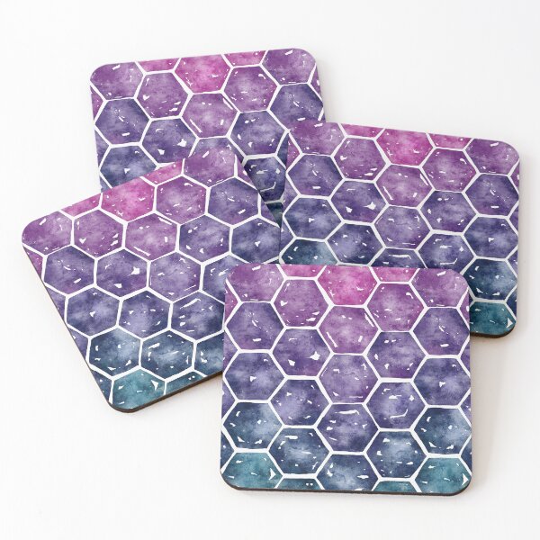 Item preview, Watercolour Galaxy Honeycomb designed and sold by RebeccaFlaherty.