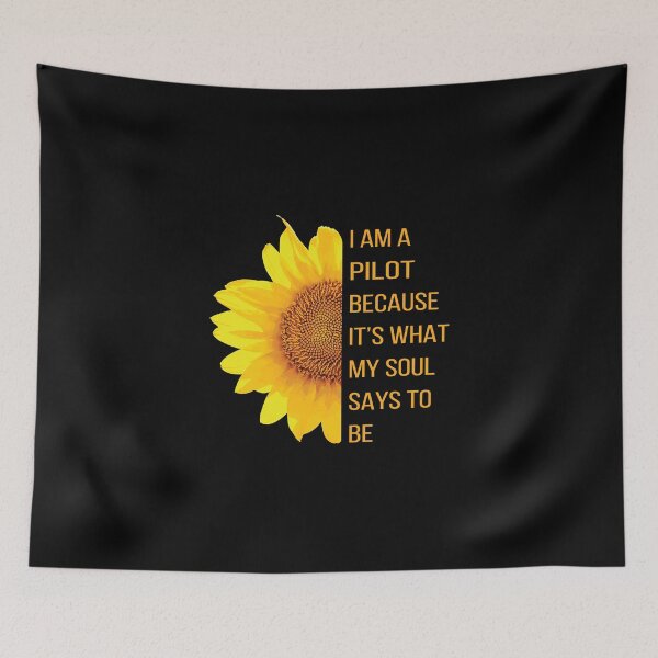 Item preview, I Am A Pilot Because It's What My Soul Says To Be, Funny Pilot Design designed and sold by LOGPRO.