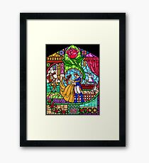 Patterns of the Stained Glass Window Framed Print