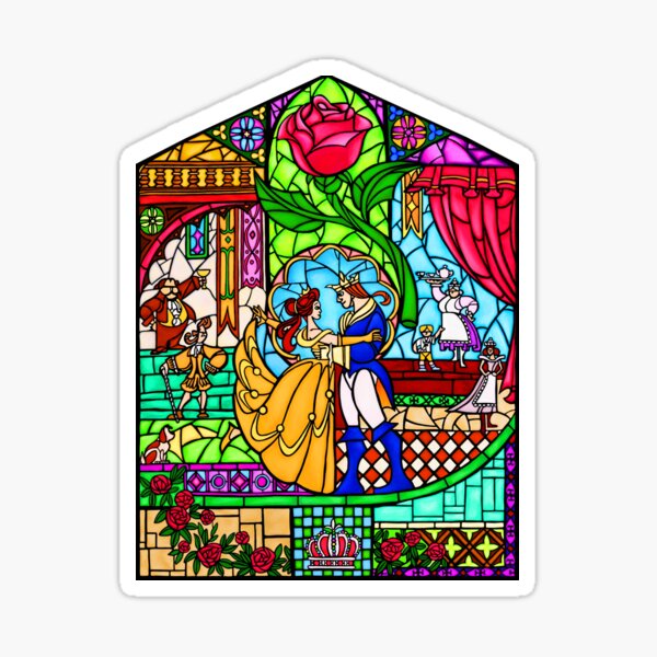 Beauty And The Beast Stickers Redbubble