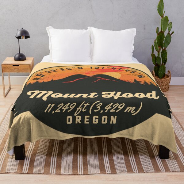 Item preview, Mount Hood Volcano Souvenir Badge Oregon designed and sold by mountainfad.