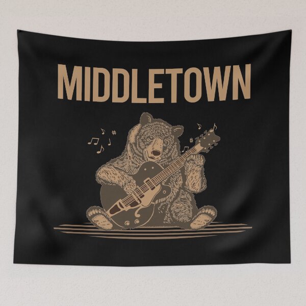 Item preview, Bear With Guitar Middletown designed and sold by BloodMoneyTwit.