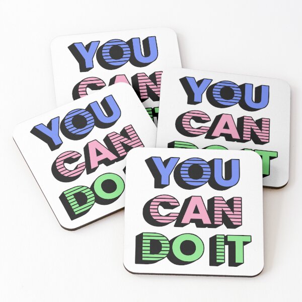 Item preview, You can do it colorful 3D lettering designed and sold by mirtoth.