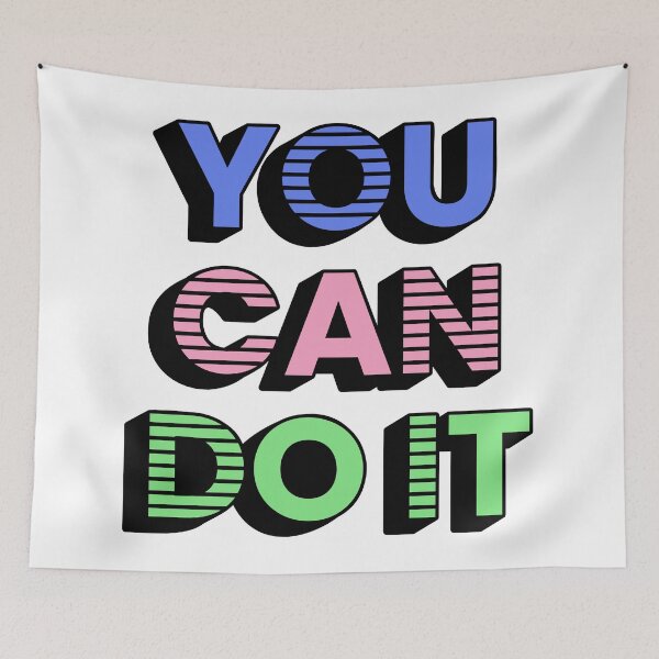 Item preview, You can do it colorful 3D lettering designed and sold by mirtoth.