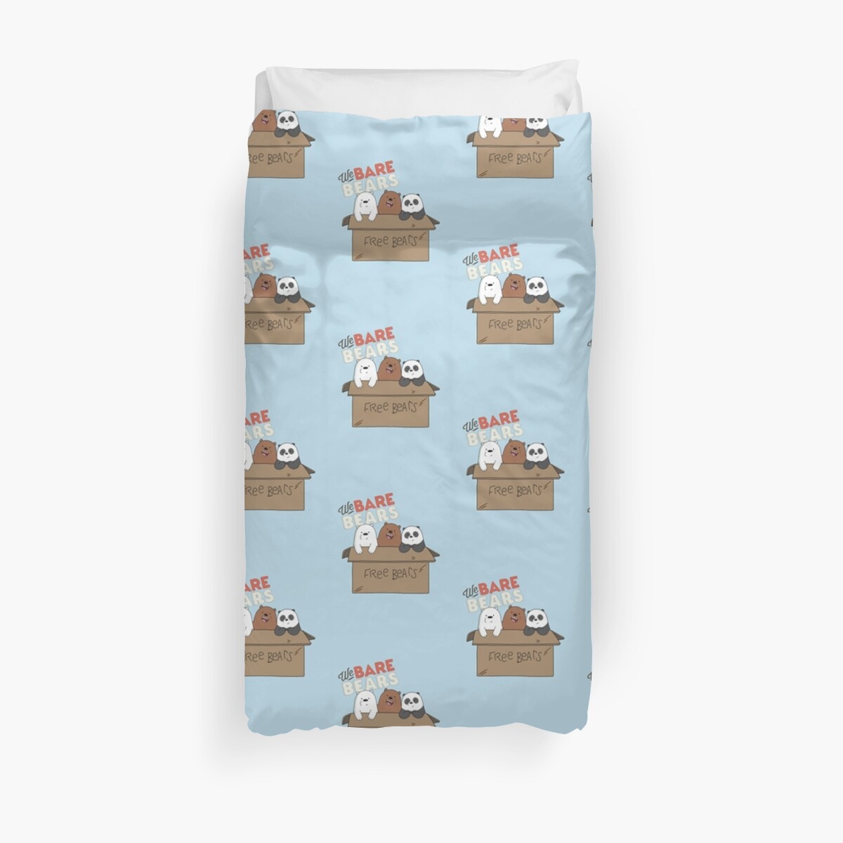 We Bare Bears Cartoon Baby Bear Cubs Box Grizz Panda Ice