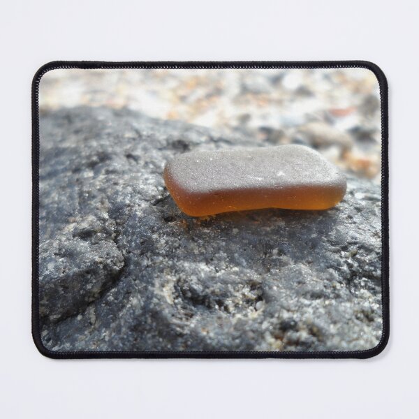 Item preview, Golden Brown Sea Glass on Rock at Beach designed and sold by Beachy.