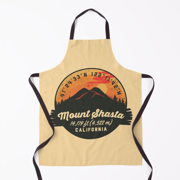 Item preview, Mount Shasta Volcano Souvenir Badge California designed and sold by mountainfad.