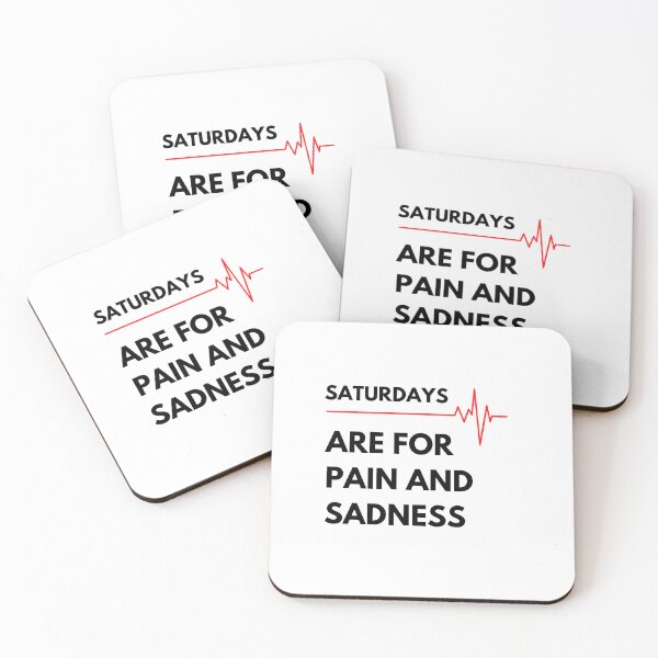 Item preview, Saturdays Are For Pain And Sadness Essential T-Shirt designed and sold by YouSsefHN05.