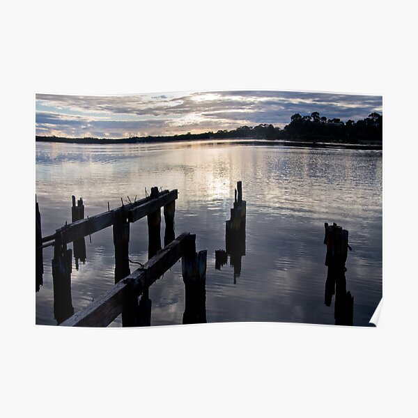 The Old Pier, Strahan, Tasmania Poster