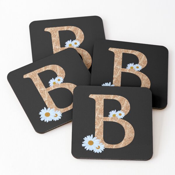 Item preview, Floral Shine Letter B,  Educational Sticker, designed and sold by saimzgraphics.