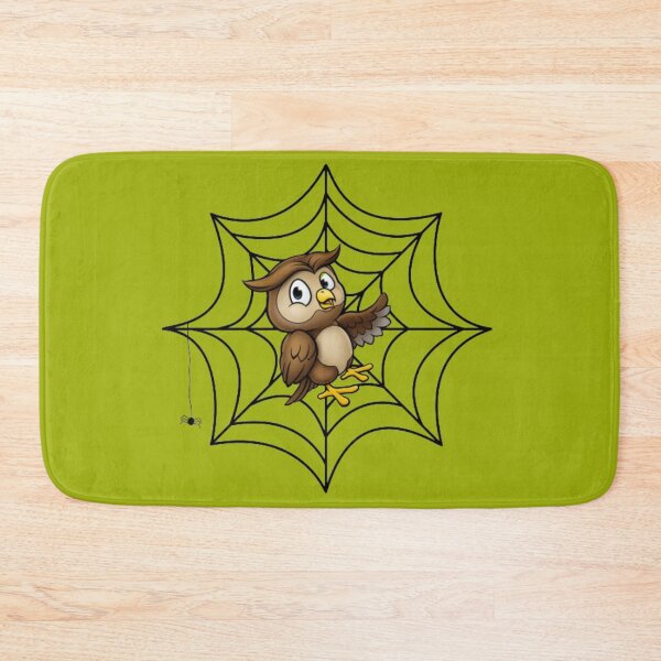 Item preview, Halloween Owly in cob web at night designed and sold by Benlaniboutique.
