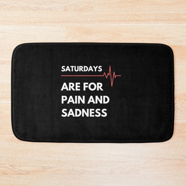 Item preview, Saturdays Are For Pain And Sadness Essential T-Shirt designed and sold by YouSsefHN05.