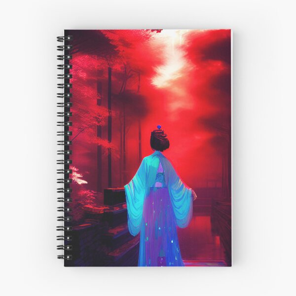 Item preview, Stroll Through the Red Dawn Painting designed and sold by LilacsAndMuses.