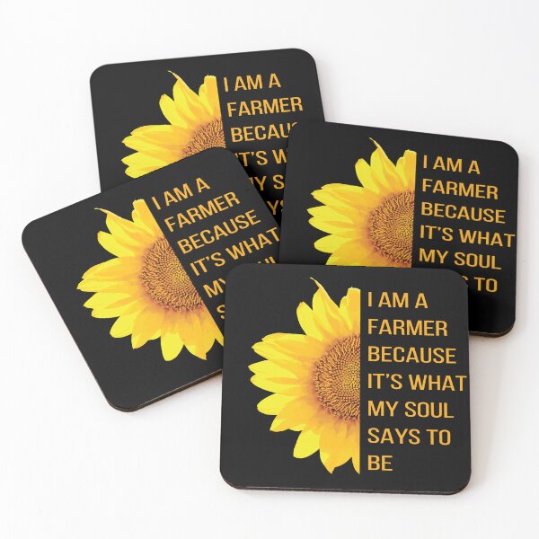 Item preview, I Am A Farmer Because It's What My Soul Says To Be, Funny Farmer Design designed and sold by LOGPRO.