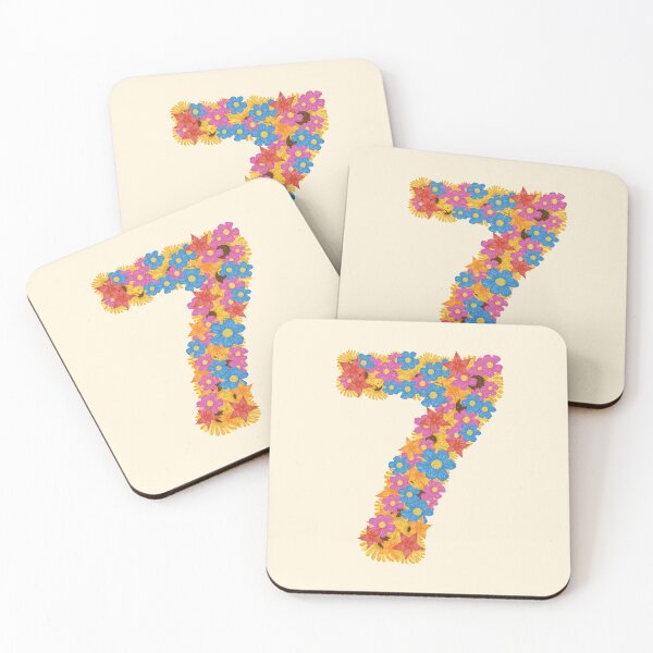 Item preview, Seven / Number Seven / 7 / Numbers / Kindergarten / Preschool / Back To School designed and sold by Naglaa Store.