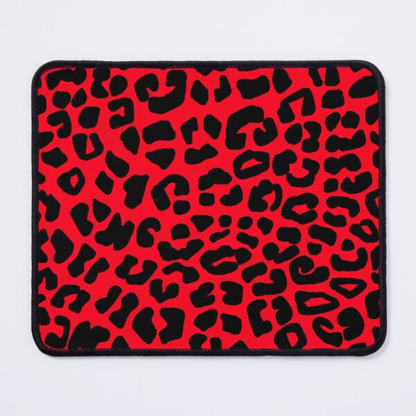 Red and Black Leopard Print Photographic Print for Sale by OneThreeSix