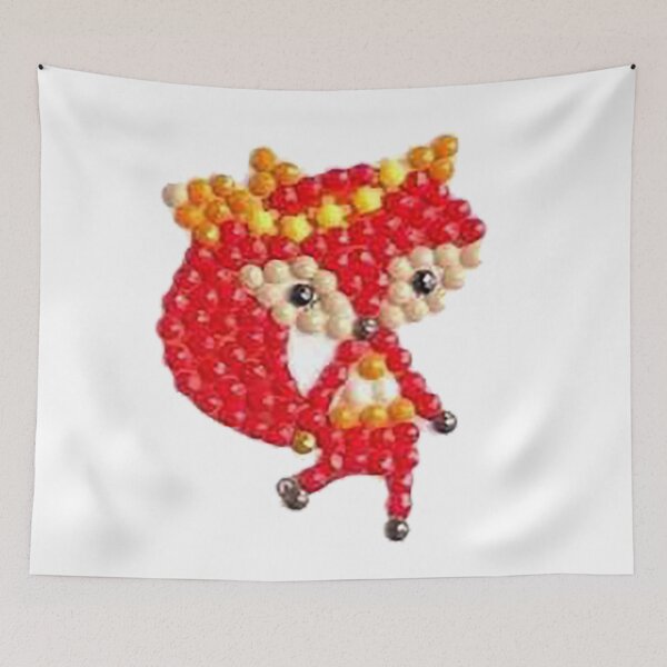 Item preview, Fox, cross stitch fox,cartoon fox,  beaded fox, cute fox, pixelated fox designed and sold by Nostrathomas66.