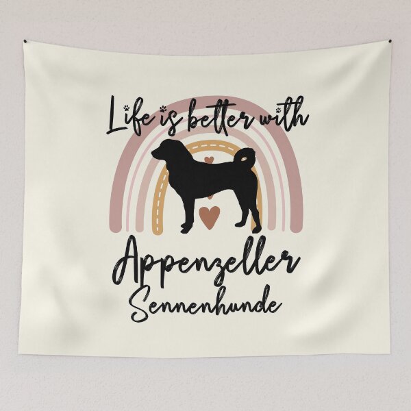 Item preview, Appenzeller Sennenhunde Rainbow Aesthetic Boho designed and sold by rafaeltto.