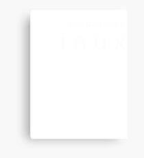 Linux - It all starts here Metal Print