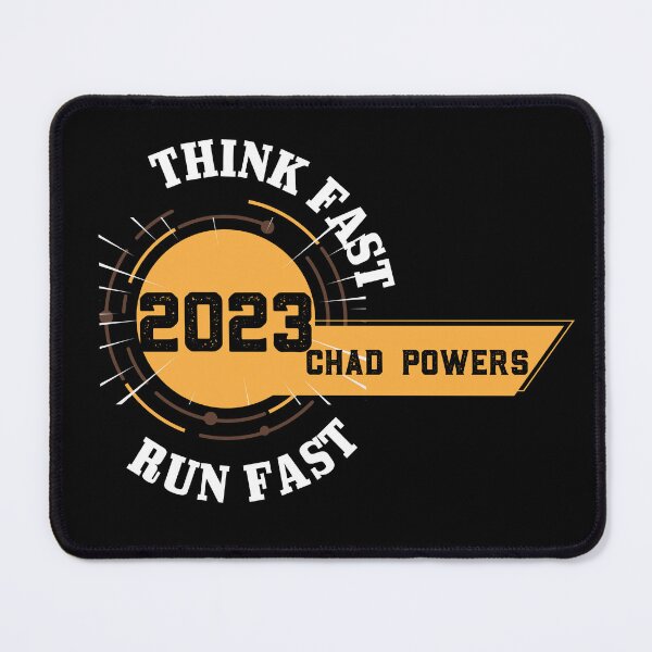 Item preview, Chad Powers 2023 Think Fast Run Fast Football Retro Crew Trip designed and sold by SuccessSK.