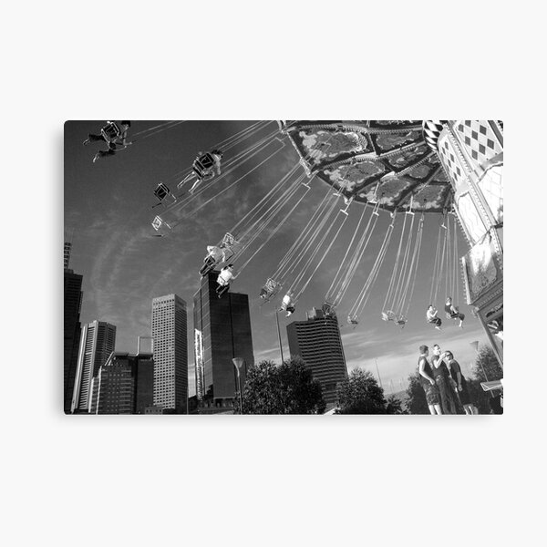 Chairoplane Metal Print