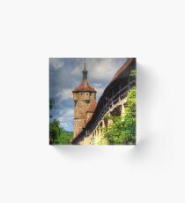 Klingen Gate and City Walls Acrylic Block