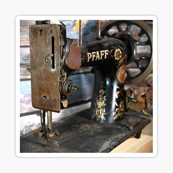 sewing machine Sticker for Sale by EuropeanPrints