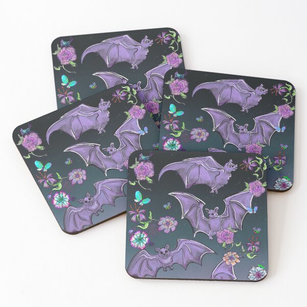 Item preview, Bats Bugs Blooms at Twilight  designed and sold by CyrahnAsMagpie.