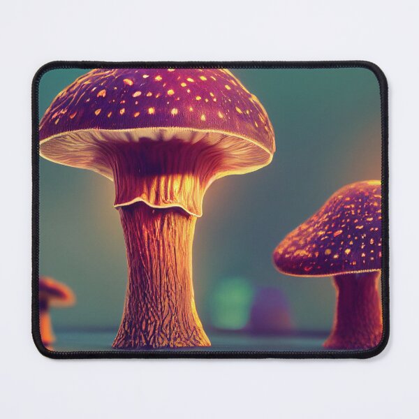 Item preview, Graphics of a colorful hallucin mushroom. designed and sold by Maniock.