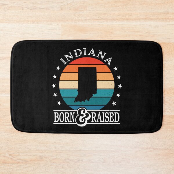Item preview, Born & Raised Indiana USA State Pride designed and sold by jmbeezee.
