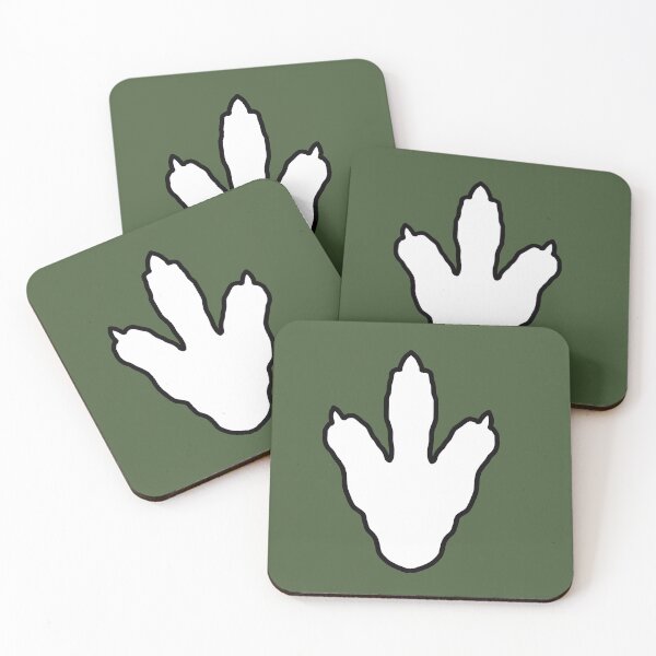 Item preview,  Dinossaur Foootprint White designed and sold by art-by-patricia.