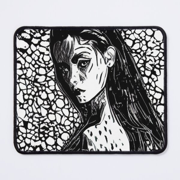 Item preview, Beautiful Woman Black and White Sketch Drawing designed and sold by alien-punk.