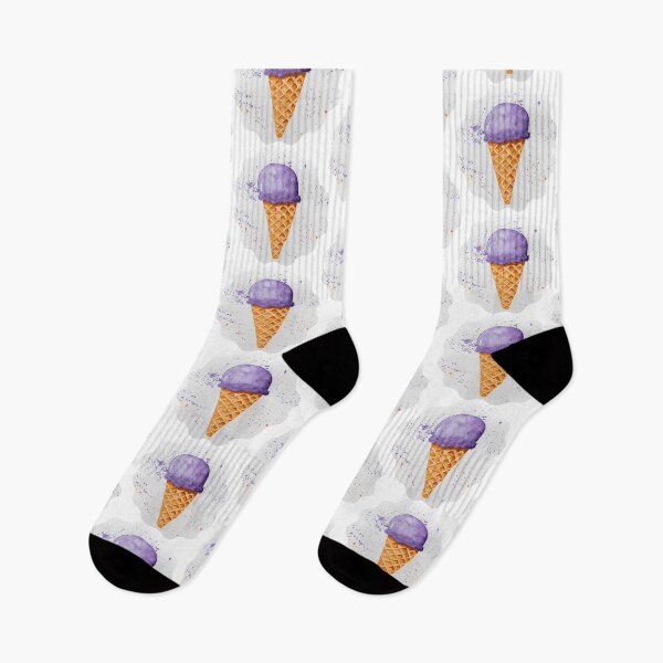 Item preview, Purple Ice Cream Cone - Food Collection designed and sold by CreativNode.