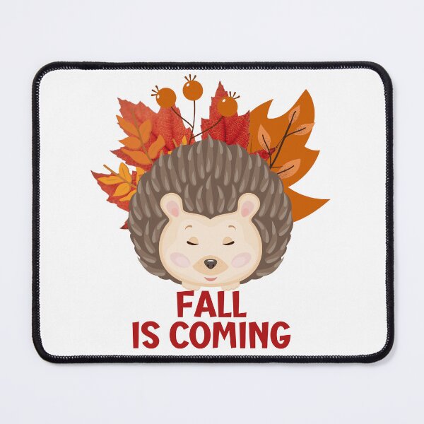 Item preview, Fall is coming. Hedgehog. designed and sold by Tiny-Love ⭐⭐⭐⭐⭐.