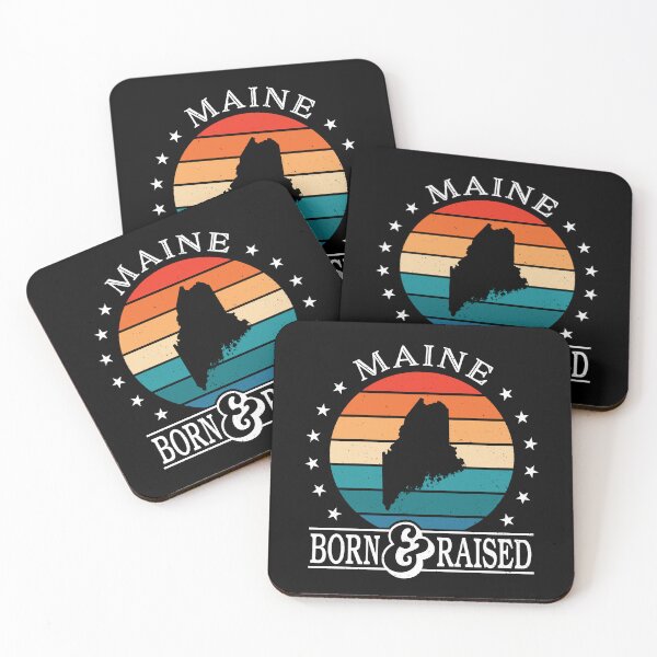Item preview, Born & Raised Maine USA State Pride designed and sold by jmbeezee.