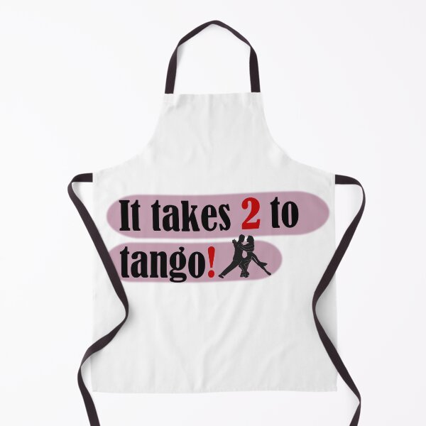 Item preview, It takes two to tango quote with a dancing couple for tango lovers designed and sold by Pixtela ..