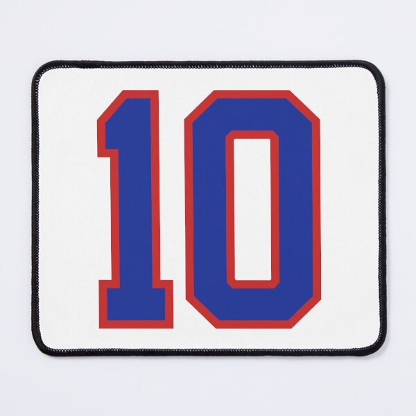 Item preview, Number 10 blue red sports jersey ten designed and sold by LoveIsColorful.