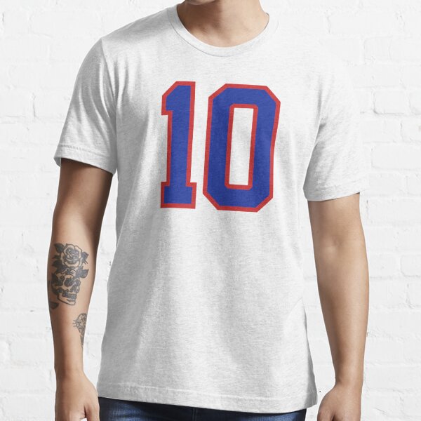 TeeCreations Baseball Number 10 #10 Baseball Shirt Jersey Favorite Player Biggest Fan Pin