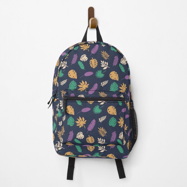 Item preview, Tropic purple yellow green leaves designed and sold by YeKnot.