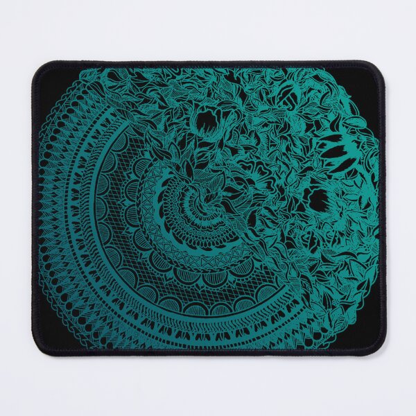 Item preview, 50Floral Mandala | Teal Winter by SimmyGhatt designed and sold by simmyghatt.