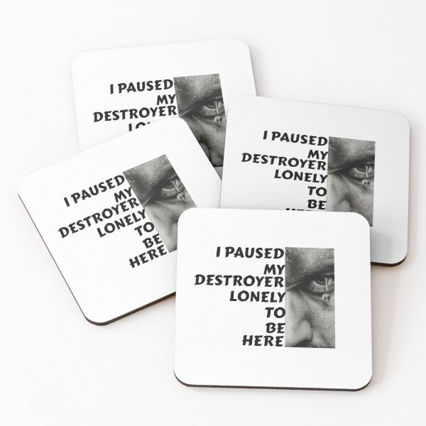Item preview, i paused my destroy lonely to be here  designed and sold by thamishop1.