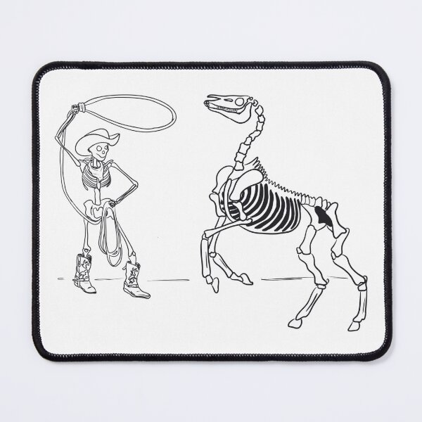 Item preview, Skeleton Cowboy at the Rodeo designed and sold by Molly Guyette.