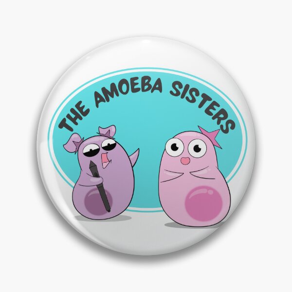 Amoeba Sisters Sisterhood Pin