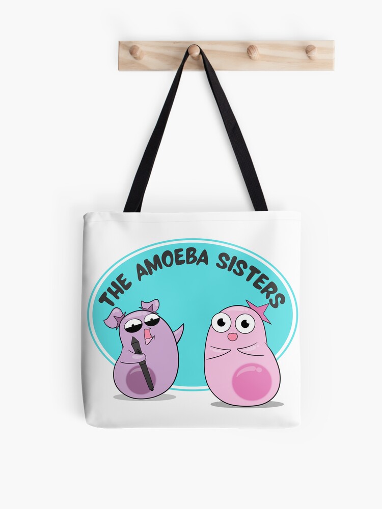 Thumbnail 1 of 2, Tote Bag, Amoeba Sisters Sisterhood designed and sold by amoebasisters.