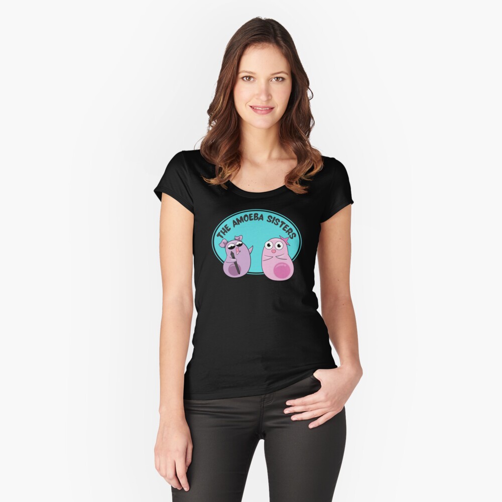 Item preview, Fitted Scoop T-Shirt designed and sold by amoebasisters.
