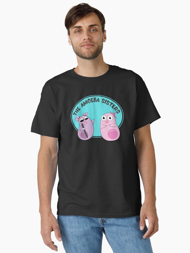 Thumbnail 2 of 7, Classic T-Shirt, Amoeba Sisters Sisterhood designed and sold by amoebasisters.
